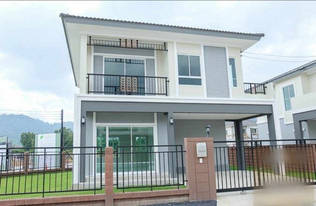 For Rent : Kohkaew, 2-story detached house, 3 Bedrooms 3 Bathroom.