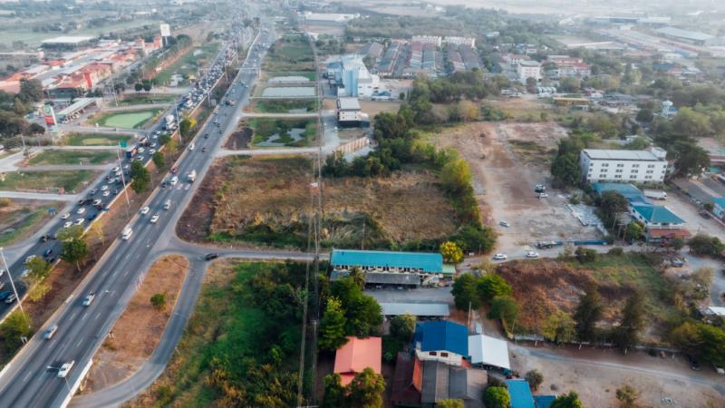 ขาย ที่ดิน ติดถนนทางหลวง32 สายเอเซีย ที่ดินสายเอเซีย อยุธยา 3 ไร่ ใกล้จุดกลับรถ