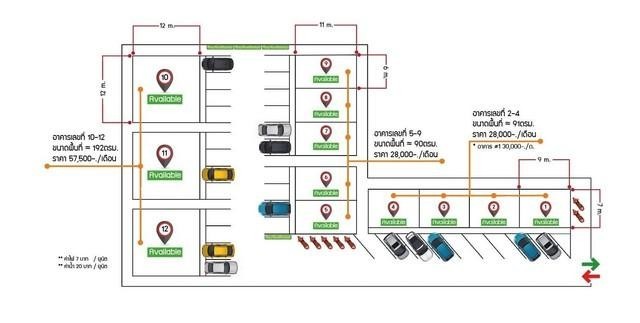 PO668 ให้เช่า โกดัง อ่อนนุช 39 ซอยศรีนครินทร์24 ใกล้ MRT ศรีนุช .