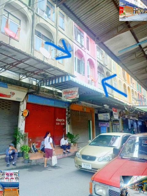 MRT รามอินทรา กม.4เปิดหน้าร้าน ให้เช่าอาคารพานิชย์ 5 ชั้น  พลุพล่.