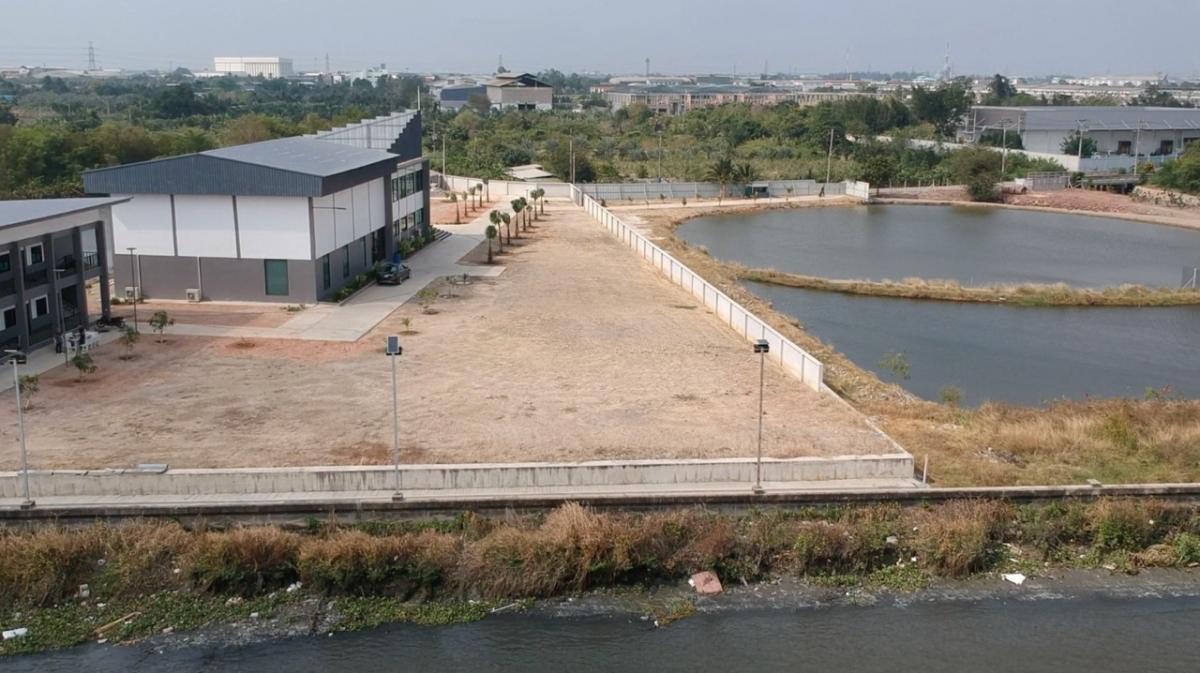 ขายที่ดินติดแม่น้ำ ท่าจีน ขนาด 8 ไร่ พร้อมโรงงานสร้างใหม่.