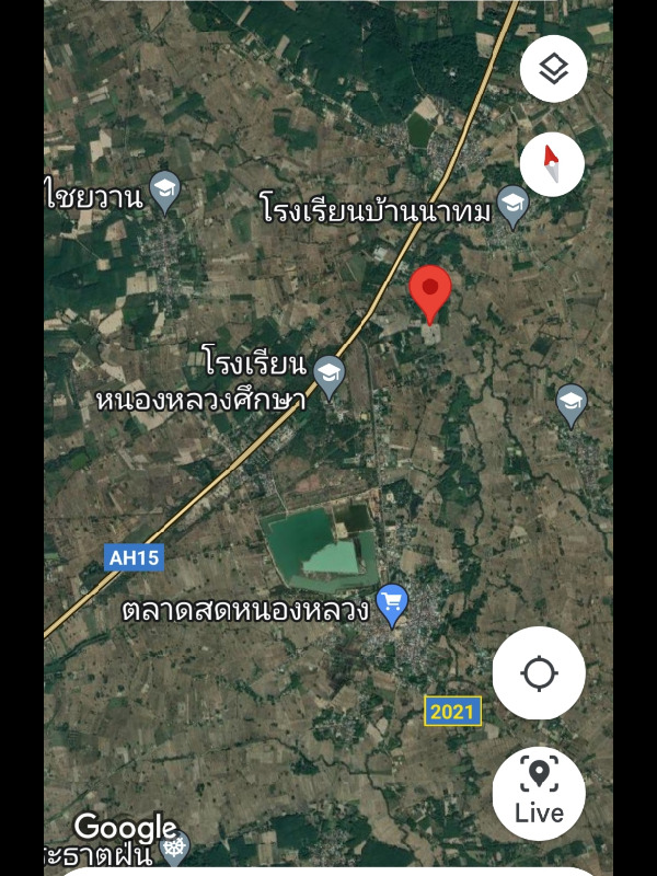 ขายที่ดิน อ.สว่าง แดนดิน จ.สกลนคร เนื้อที่ 8 ไร่1งาน70 ตร.วา.