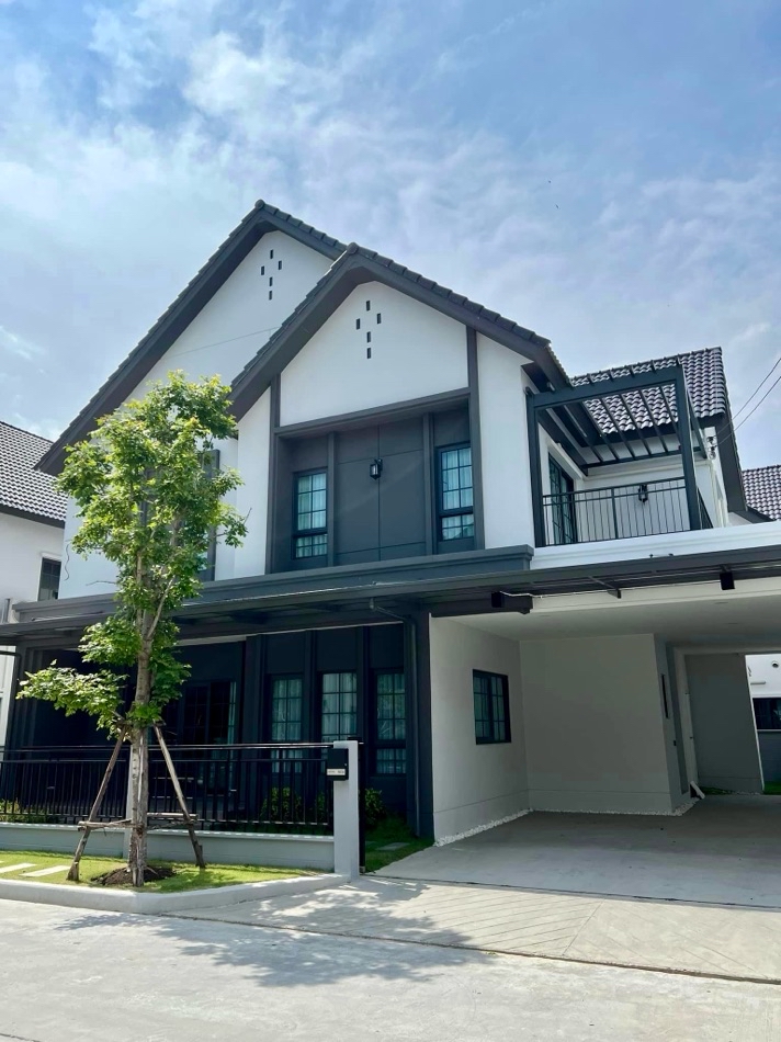 PN1340 ให้เช่า บ้านเดี่ยว เซนโทร บางนา กม.7 บ้านใหม่ไม่เคยเข้าอยู่ Fully furnished ใกล้เมกะบางนา 5นาที เลี้ยงสัตว์ได้