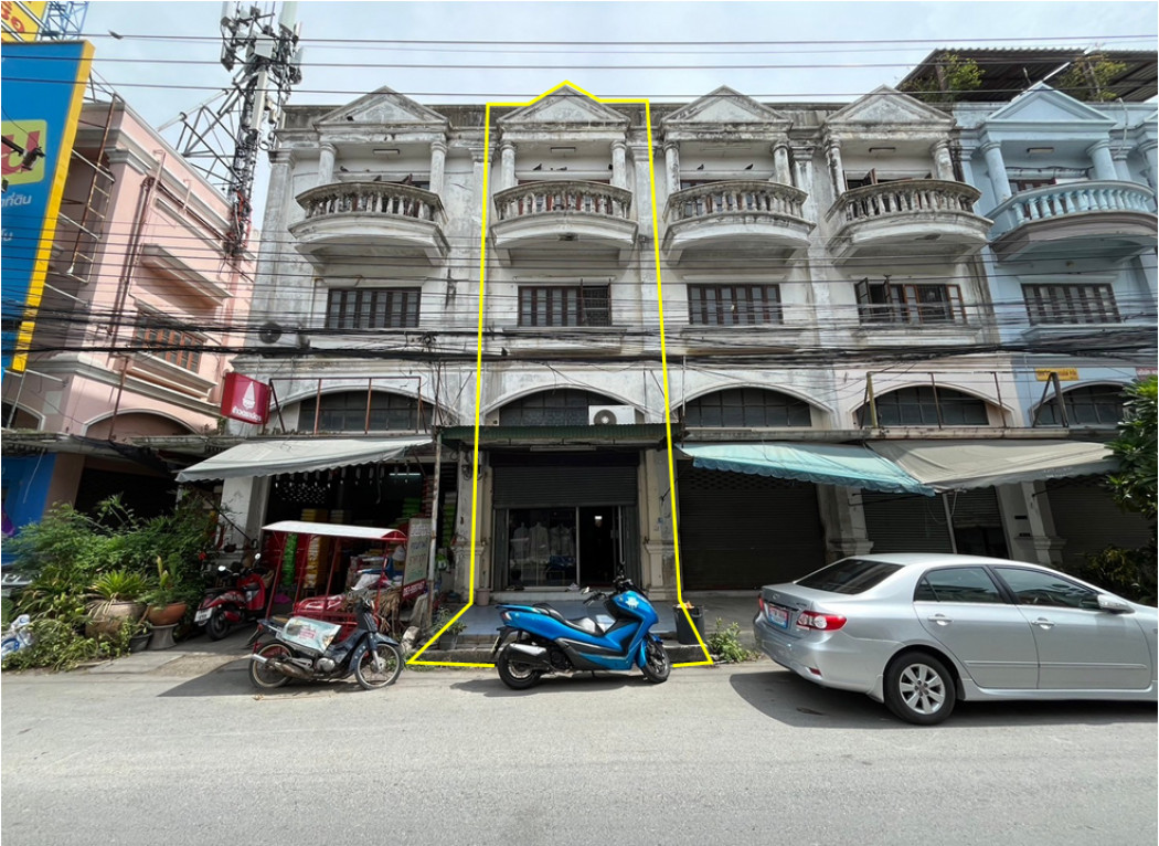 ขาย อาคารพาณิชย์ ม. บัวทอง 3 นนทบุรี ใกล้ MRT คลองบางไผ่ 20 ตรว