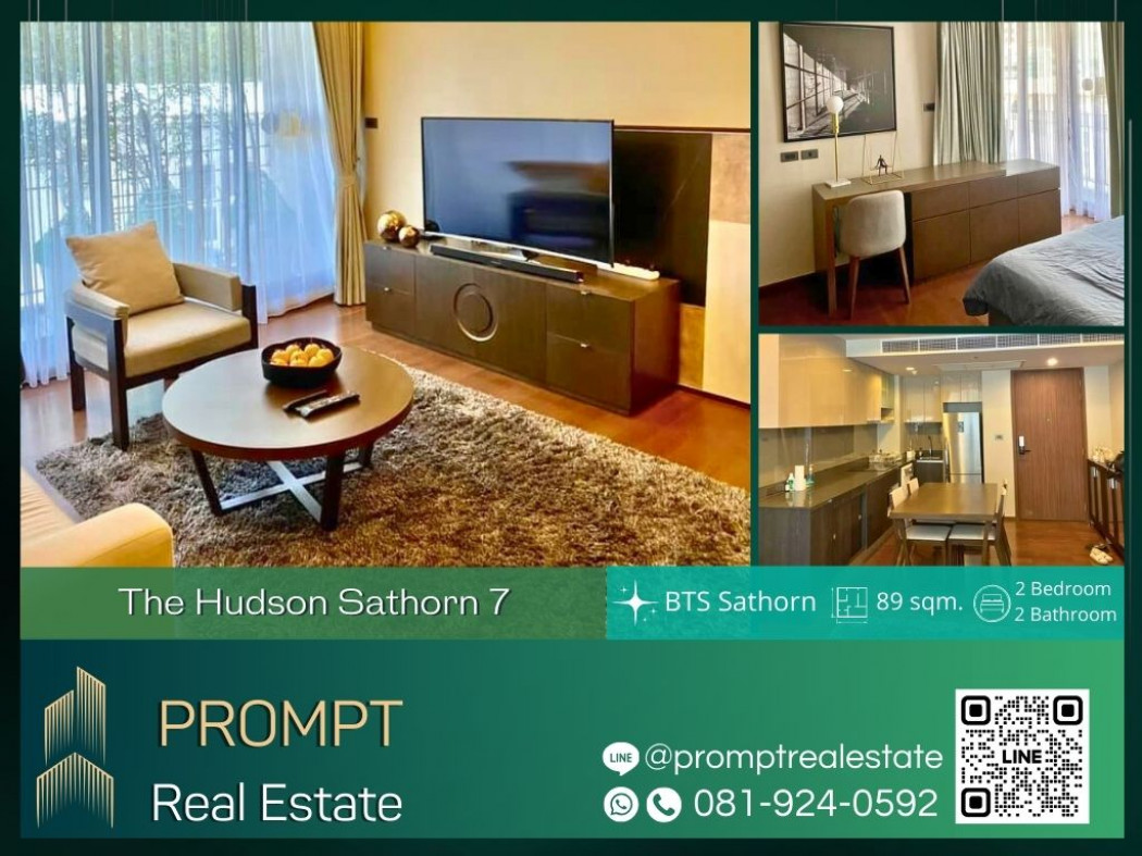 ST12425 - The Hudson Sathorn 7 - 89 sqm  - BTS Sathorn - BNH Hospital