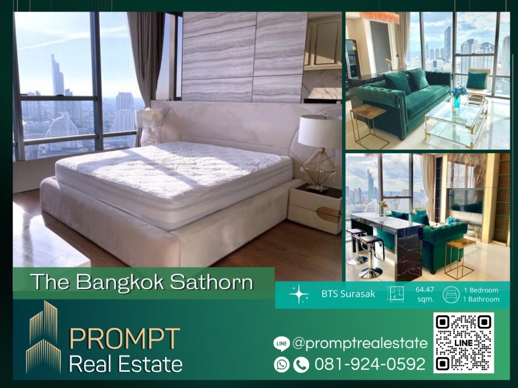 ST04569 - The Bangkok Sathorn - 64.47 sqm  - BTS Surasak - St.LouisCollege - BTS SaphanTaksin