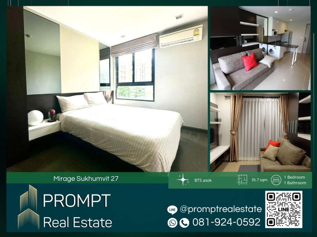 MN04424 - Mirage Sukhumvit 2 - 35.7 sqm - BTS Asok