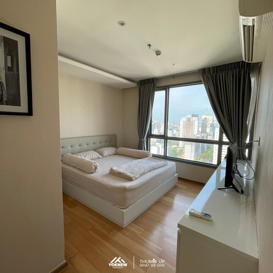 2 ห้องนอน 2 ห้องน้ำ ห้องตกแต่งครบวงจรที่สุด Condo H Sukhumvit 43ใกล้ BTS พร้อมพงษ์