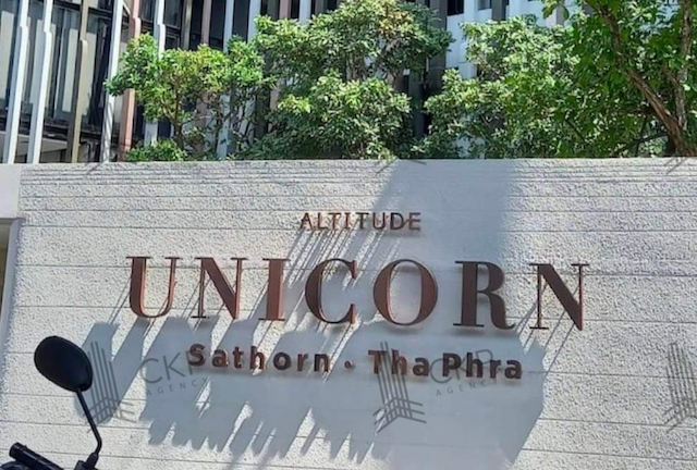 ให้เช่า คอนโด Altitude Unicorn สาทร - ท่าพระ ขนาด 31 ตร.ม.   .