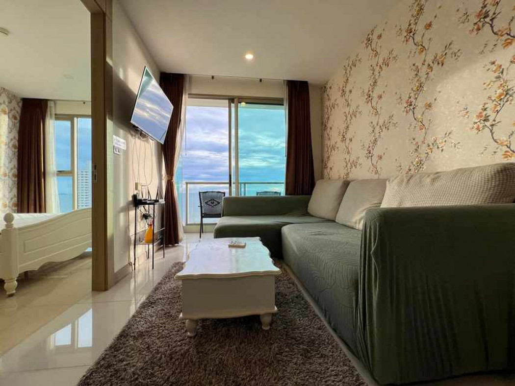 C694 ให้เช่า คอนโด  The Riviera Jomtien 1 bedroom  วิวทะเล