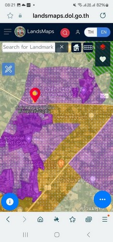 ขายที่ดินบ่อวิน 85ไร่ ติดถนน 331 ผังที่ดินสีม่วงลาย  ศรีราชา  .