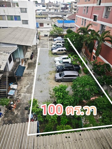 ที่ดินกรุงเทพ 100 ตรว. ซอยอิสรภาพ13 เขตธนบุรี   .