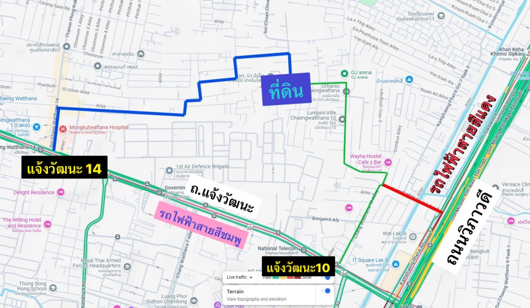 ขาย ที่ดิน เดินทางสะดวก ที่ดินเปล่า ถมแล้ว แจ้งวัฒนะ10 แยก9-1-12 90 ตรว ถมแล้ว ราคาถูก: PR_aa00000590125