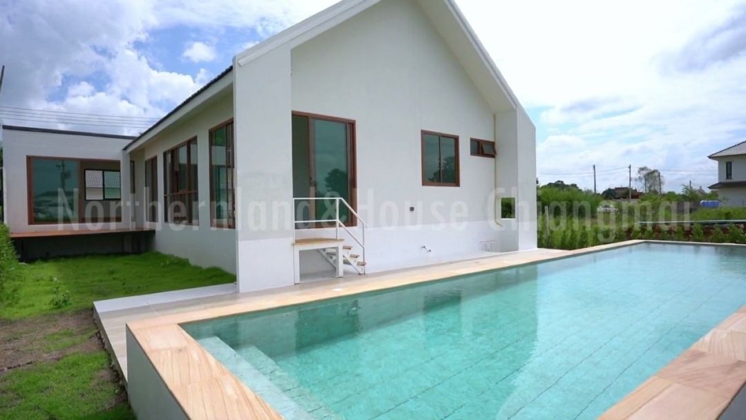 ให้เช่า/ขาย 4.59 ล้าน Pool Villa ชั้นเดียว เพื่อการพักผ่อน​ ดอยสะ  .