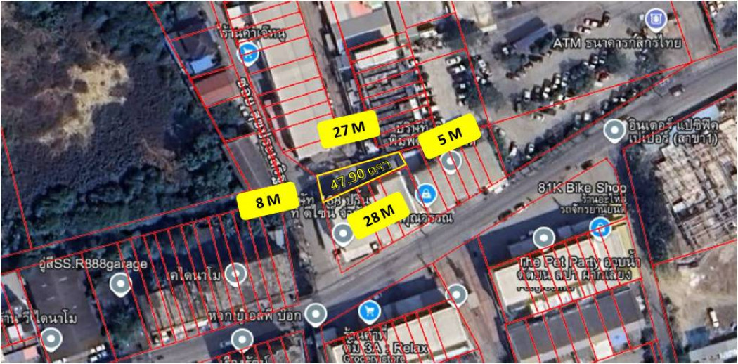 ขาย ที่ดิน เปล่า ซอยเพชรเกษม 63-69 แปลงมุม 47.9 ตรว เข้าออกได้2ทาง ใกล้เเหล่งชุมชน: PR_aa00000590788