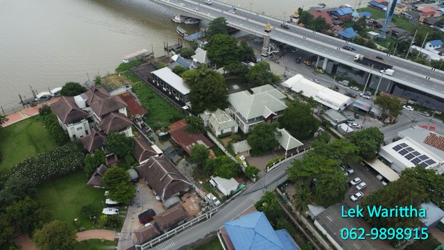 ขายที่ดินติดแม่น้ำ ทำเลทอง ใกล้สะพานพระราม 4 เนื้อที่ 303 ตรว.  .