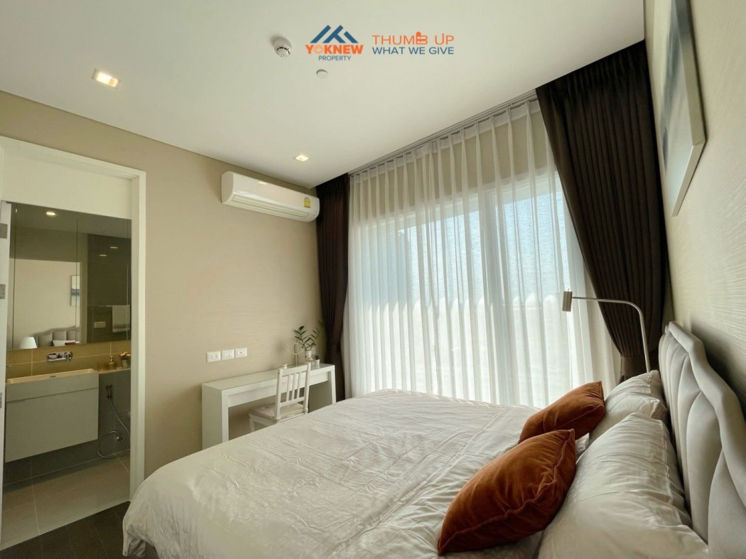 สำหรับเช่าCondo The Saint Residences 2 ห้องนอน 2 ห้องน้ำ ตกแต่งสวย วิวสวนสีเขียวจตุจักร: aa00000594339