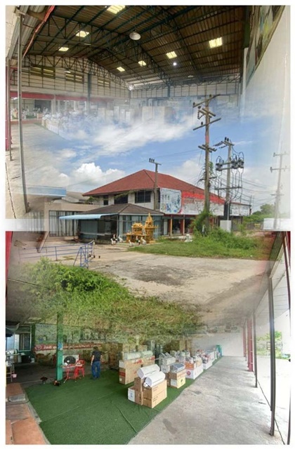 โกดัง 3,240ตร.ม.บิ๊กซี ฉะเชิงเทรา 1.1 กม. ร้านพาณิชย์ 2 ชั้น   .