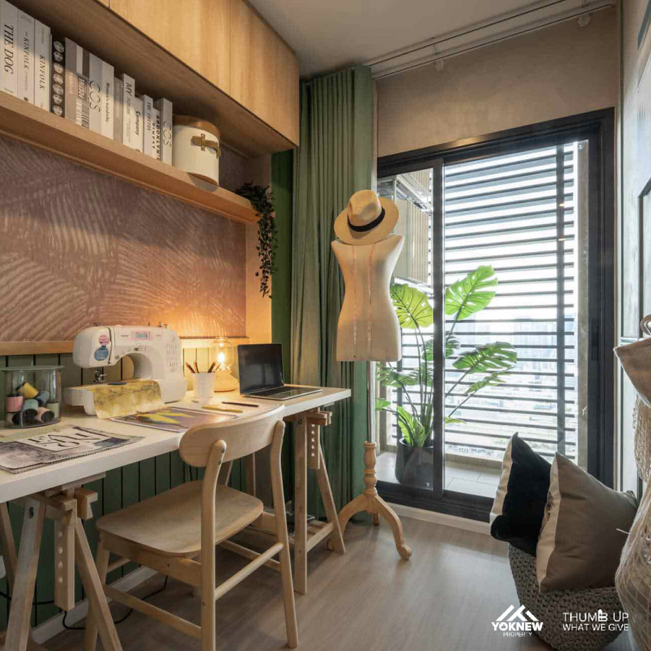 ชาย Condo DENIM JATUJAห้องใหม่มาพร้อมเฟอร์นิเจอร์ครบ วิวสระว่ายน้ำ: aa00000594923