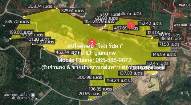 ที่ดินเปล่า อ.ทับสะแก 31-0-70 ไร่ (โฉนดครุฑแดง พร้อม ใบ ร.ง.4)  .