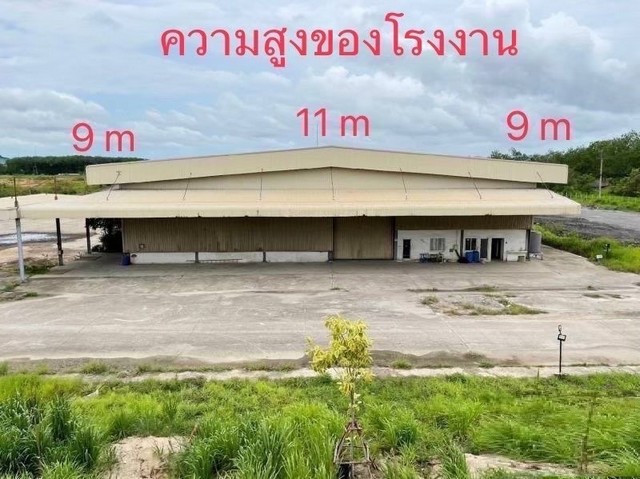 ให้เช่าโกดังพร้อมที่ดิน 93 ไร่ ในนิคมพัฒนาระยอง มีใบรง.53 ทำพลาสต  .