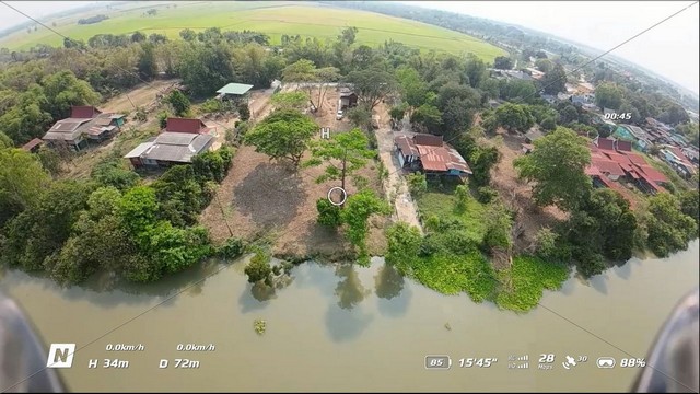 ขายที่ดินแปลงสวยติดริมแม่น้ำ ตำบล แคตก อำเภอบางไทร จังหวัดอยุธยา  .