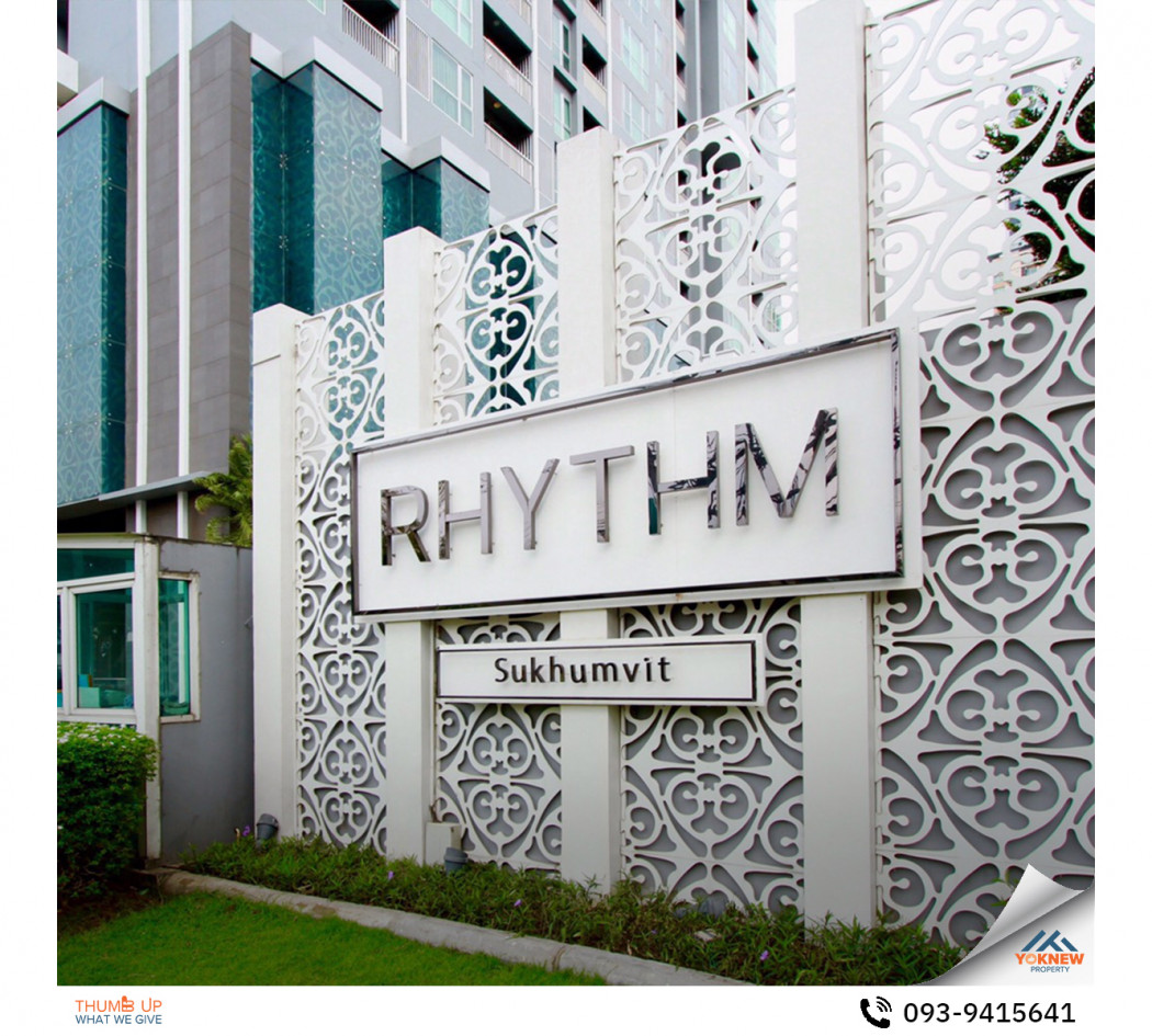 ขาย Rhythm Sukhumvit 50 ห้องราคาดีมากๆ ห้องตกแต่งมาสวย เฟอร์นิเจอร์ครบครัน: aa00000597869