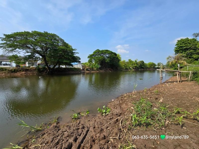 ขายที่ริมแม่น้ำนครนายก ใจกลางตัวเมืองนครนายก ต.ท่าช้าง อ.เมืองนคร  .