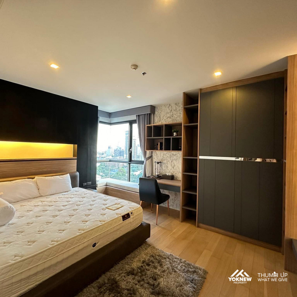 ✨Condo HQ Thonglor✨ เช่า 80000 บาท  ขนาด 100 ตร.ม. 2 ห้องนอน 2 ห้องน้ำ ห้องใหญ่ตกแต่งสวยมาก: aa00000599683