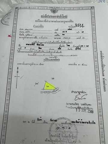 ขายด่วนที่ดิน ขนาดพิ้นที่  รวม  3  แปลงเป็น  น.ส. 3  ก   .