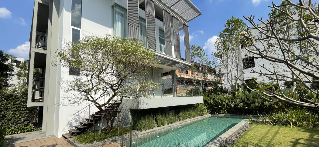 ให้เช่า บ้านเดี่ยว Pool Villa ศูนย์วิจัย ใกล้โรงพยาบาลกรุงเทพ 3 นอน fully furnished: aa00000599971