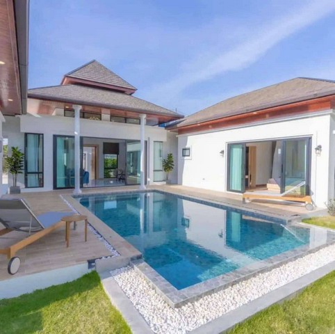 For Rent : Chalong, Luxury Pool Villa near The Big Buddha, 3B4B  .