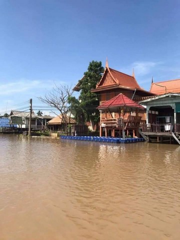 บ้านพร้อมที่ดินริมแม่น้ำเจ้าพระยา  + ที่ล้ำกรมเจ้าท่า..  .