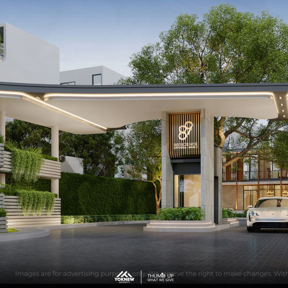 ขายบ้าน 4 ชั้น4 BED โครงการหรู 89 Residence Ratchada-Rama9 ใกล้ MRT ศูนย์วัฒนธรรม