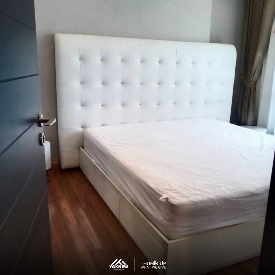 พร้อมเช่า1 BED 1  BATH คอนโด Ivy Ampio ห้องสวยงาม วิวไม่บล็อค เฟอร์นิเจอร์ครบครัน