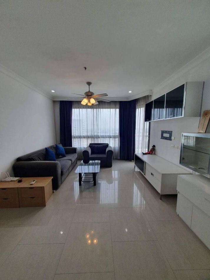 ให้เช่า คอนโด Supalai Casa Riva Rama3  108 ตรม. 2 beds 2 baths 1 living 1 kitchen 1 storage 3 balconies 1 parking space