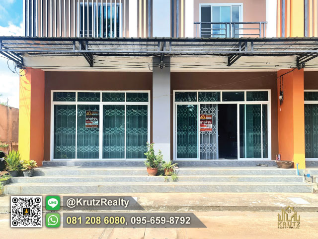 3-story commercial building for sale, 23.8 Sq w. Mueang Surin.
