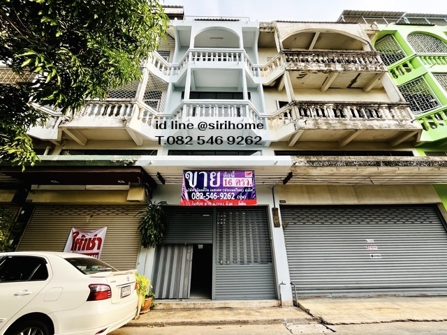 ขายอาคารพาณิชย์ 4ชั้น หน้าเมือง เมืองราชบุรี ถนนราษฎรยินดี ขนาด