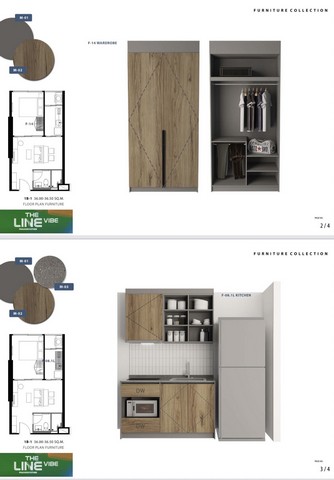 ขายใบจองThe Line Vibe ชั้น 21 ขนาด 36 ตร.ม  ใกล้เซ็นทรัลลาดพร้าว.