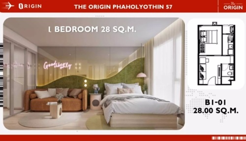  ขายดาวน์ ดิ ออริจิ้น พหลโยธิน 57 The Origin Phaholyothin 57 .