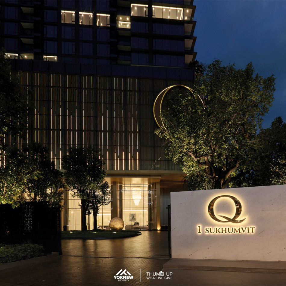 Condo Q1 Sukhumvit ห้องตกแต่งห้องมาครบพร้อย้ายเข้าอยู่ Luxurious Life