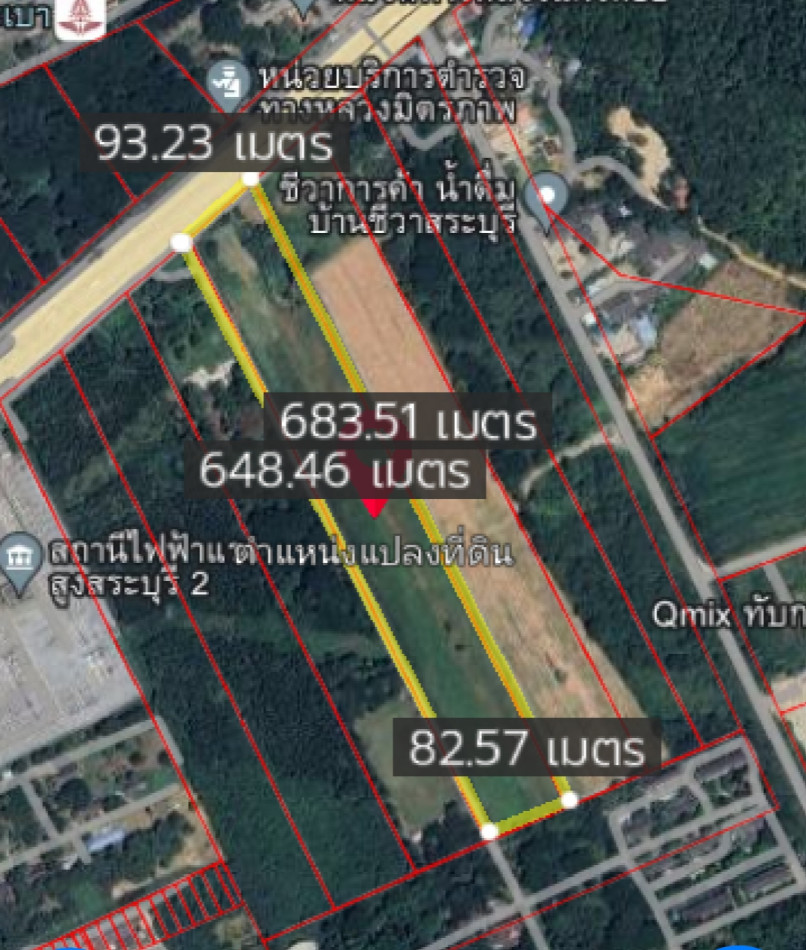 ขาย ที่ดิน ผังเมืองสีชมพู - 33 ไร่ 1 งาน 73 ตรว ทำเลดี ติดถนนใหญ่