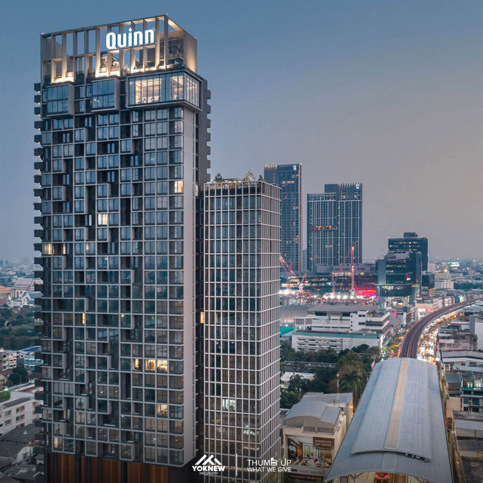 ขาย1 ห้องนอน 1 ห้องน้ำ พื้นที่ขนาด 35.23  ตร.ม. คอนโด Quinn Sukhumvit 101