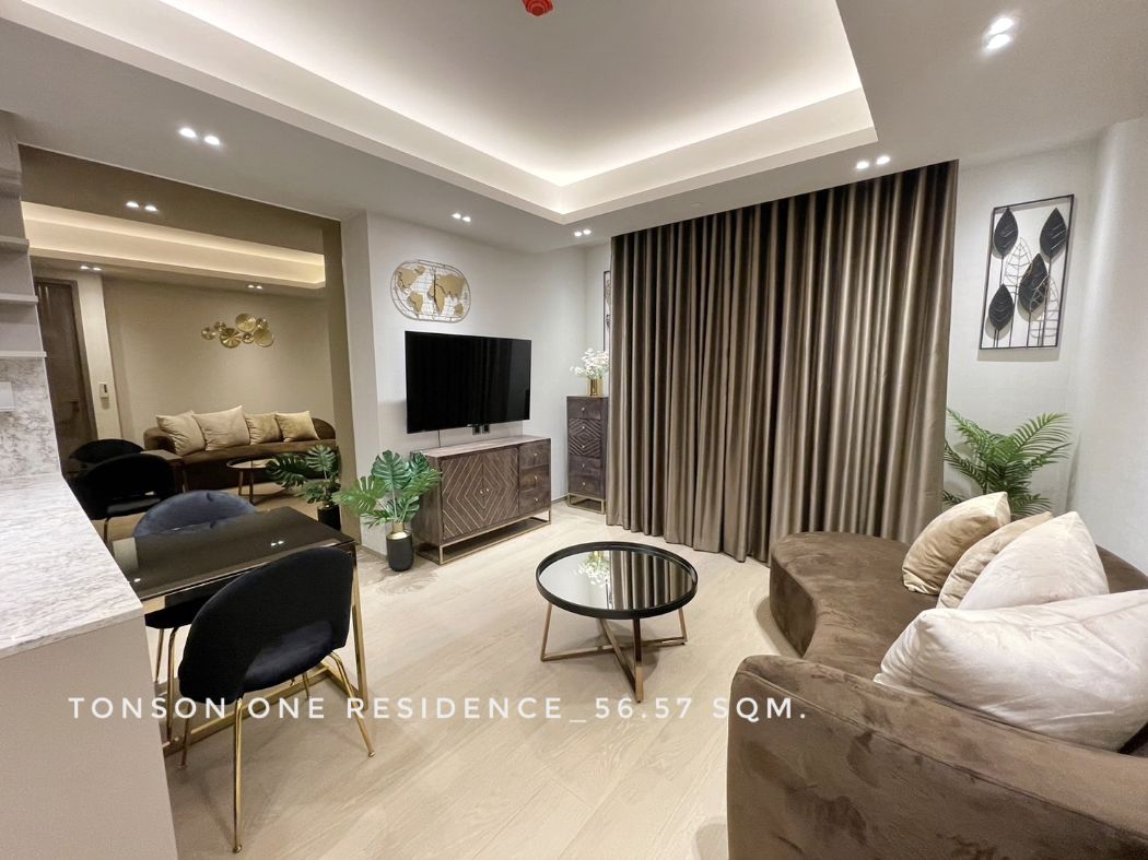 ให้เช่า คอนโด luxury 1 bedroom with private lift hall Tonson One Residence : ต้นสน วัน เรสซิเดนซ์ 56 ตรม. near Central Embassy Central World