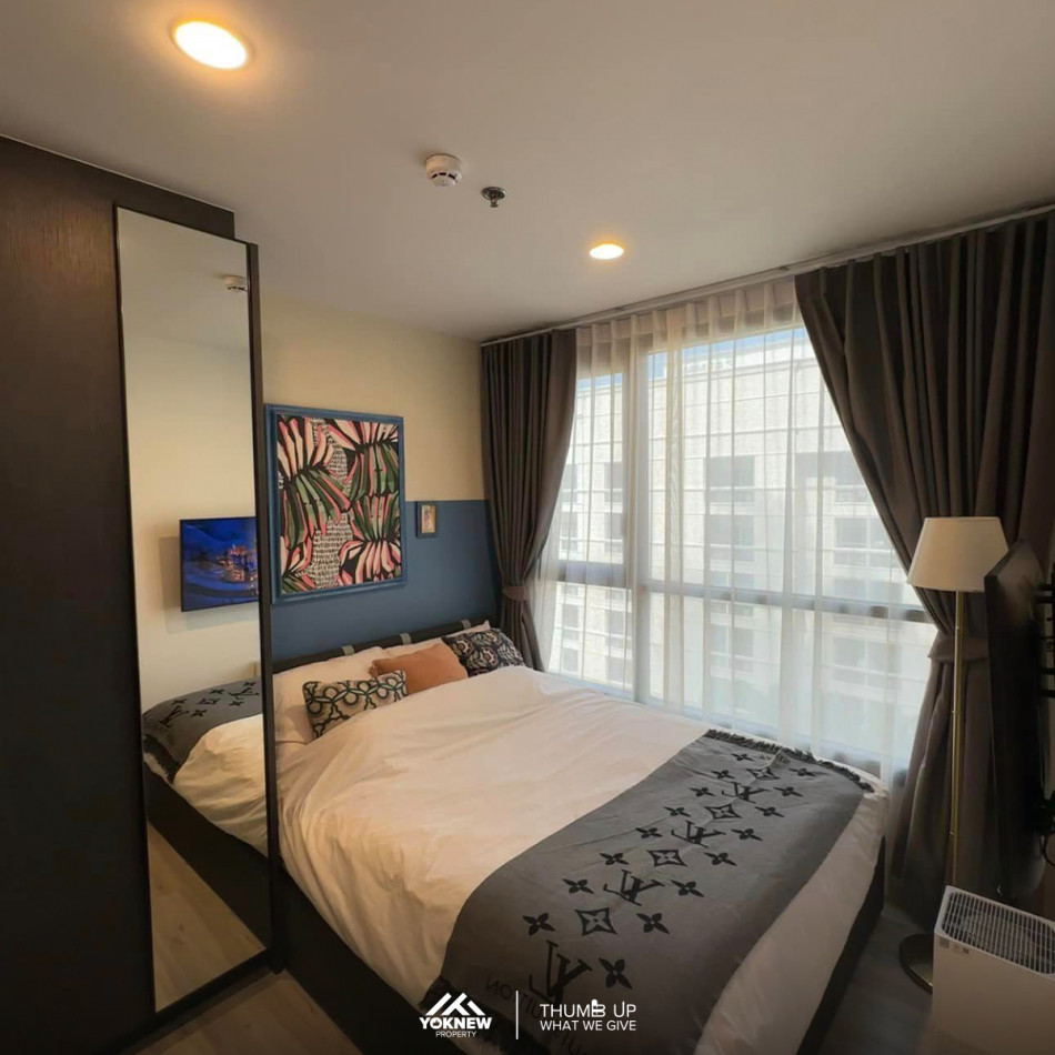 ขายห้องนอนใหญ่ ตกแต่งสวยคลาสสิค คอนโด XT Huai Khwang ขายราคาถุก