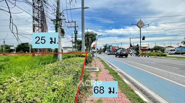 ขายที่ดินถนนคลองชลประทาน แยกราชพฤกษ์เชียงใหม่.