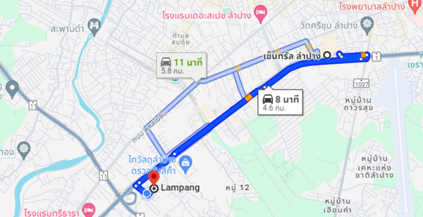 ขายที่ดินเปล่า – ในโครงการจิตต์อารีวิลล์ 5 จ.ลำปาง.