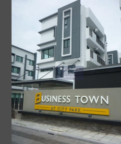 ขายโฮมออฟฟิศ 4 ชั้น โครงการ Business Town ถนนเทพารักษ์ กม.22 บางเ.