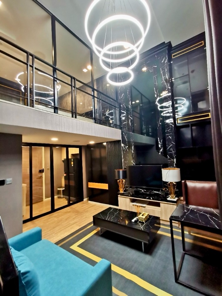 ให้เช่า คอนโด | ห้อง Duplex วิวแม่น้ำ “ Modiz Sukhumvit 50” 43 ตร.ม. ใกล้ BTS อ่อนนุช