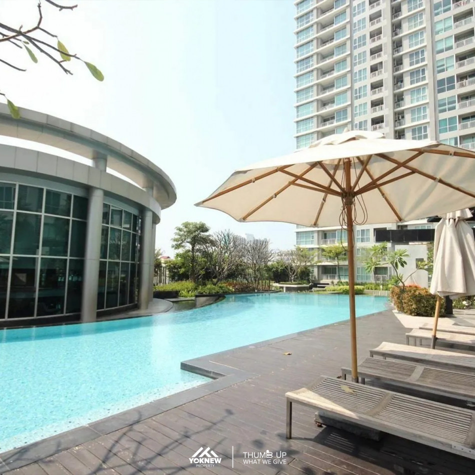 ว่างเช่า Condo Rhythm Ratchada ห้อง 1 นอน วิวสระว่ายน้ำ สิ่งอำนวยความสะดวกครบ